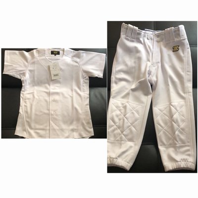 日本 ZETT BU2180G  棒球服訓練服半袖上衣七分棒球褲套裝兒童