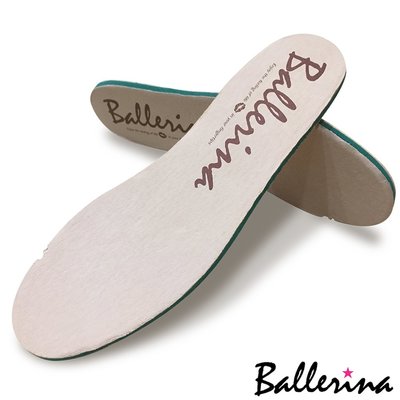 Ballerina-【全真皮莫卡辛系列專用】獨家訂製‧全真皮可抽換式厚乳膠鞋墊(1對入)【TKL800224】