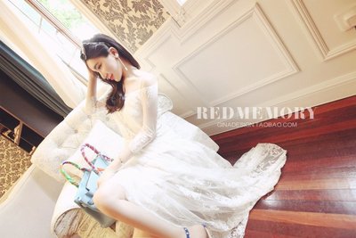 【 Angela ViVi 】韓版 浪漫滿分名媛甜美風公主氣質性感白蕾絲兩件式套裝 內裡細肩帶洋裝+長板蕾絲裙 白色