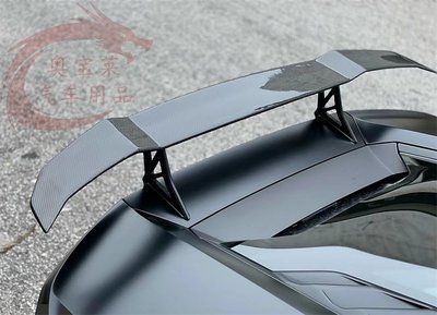蘭博基尼LP580 LP610改裝Vorsteiner款干碳纖維尾翼高尾翼免打孔 /請議價