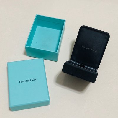 二手 TIFFANY & Co 蒂芙尼 麂皮絨布飾品盒 項鍊盒