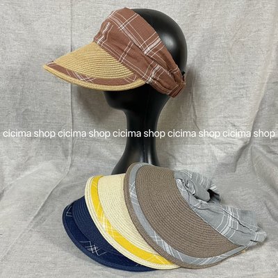 韓國製造 現貨 精品時尚 假髮帶設計空頂帽  遮陽帽 防曬帽 造型帽 戶外 旅遊 登山 騎行