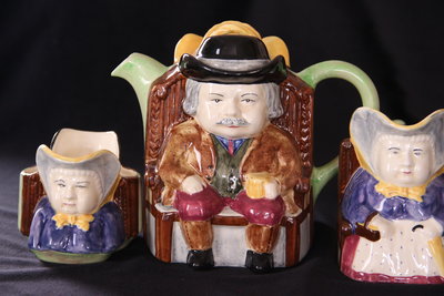 ❃A&EJ❃英國製稀有商品H.J.Wood Ltd. Hand painted 茶壺+奶壺+糖罐