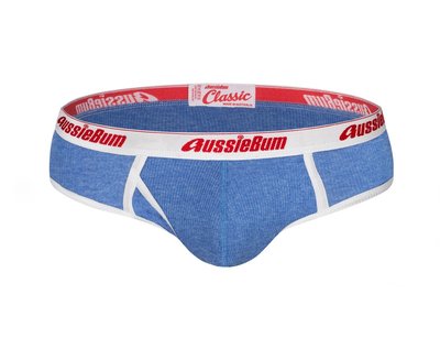 澳洲雄風 Aussiebum Classic Original Blue Marle 海天藍 經典款式 三角內褲 M