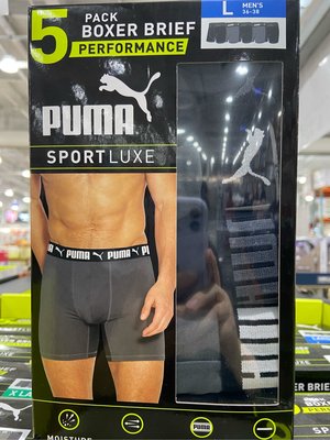 PUMA 男內褲五入組 美國尺寸:S~XL-吉兒好市多COSTCO代購