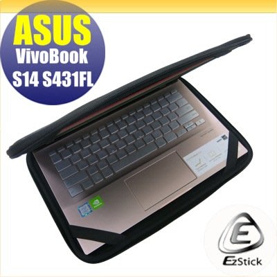 【Ezstick】ASUS S431 S431FL 三合一超值防震包組 筆電包 組 (13W-S)