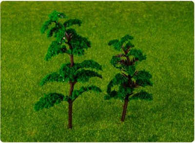 【微景小舖】迎客松成品樹-7cm(單入)DIY建築沙盤建築模型材料 場景製作模型樹 建築模型材料 沙盤模型