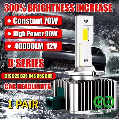 D1s D3S LED 大燈 HID D2S D4S D5S D8S 汽車燈泡 Turbo LED 35000LM CS【精品】