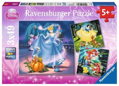 Ravensburger白雪公主灰姑娘迪士尼349片德國拼圖兒童玩具YP1388特價