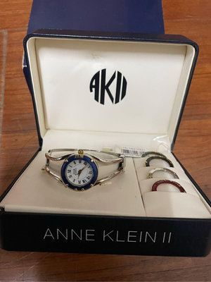 二手 Anne Klein II 安妮克萊恩 手環式手錶 表面可替換 老收藏 女錶 裝飾