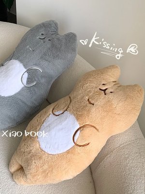 熱銷 -現貨 日本購日系可愛卡通貓咪抱枕毛絨玩具公仔靠枕沙發臥室布娃娃女生