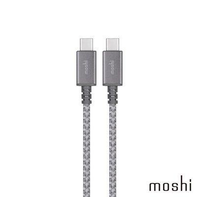 公司貨 Moshi Integra™ 強韌系列 USB-C to USB-C 耐用編織 充電線/傳輸線 2m 有保固