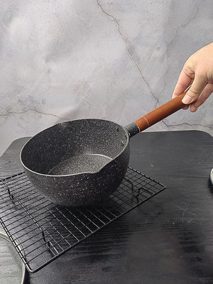 原單18-20cm日式雪平鍋小奶鍋不粘麥飯石熱牛奶煮面湯鍋灶具通用
