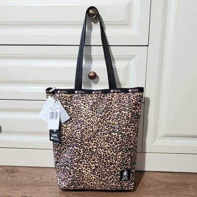 ＊特價促銷＊LeSportsac 2432 X-girl 豹紋 輕量防水休閒出遊逛街通勤單肩女包 肩背包 手提包 托特包 購物袋