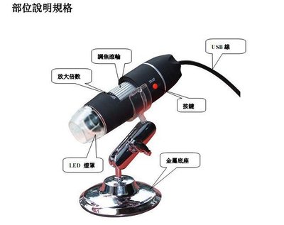 光學變焦 熱銷500倍電子顯微鏡 8燈USB數碼顯微鏡 帶測量工具