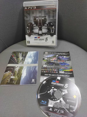 收藏絕版 PS3經典遊戲 跑車浪漫旅5 3D版 中文版 GT5 gran turismo5