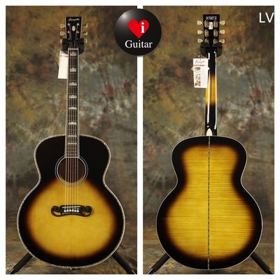 Livingston 利維斯頓 LJ-VS 日落色面單42吋Jumbo Gibson式 吉他iGuitar強力推薦