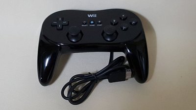 Wii 原廠二代加強版PRO-遊戲主機手把-黑色款-#2