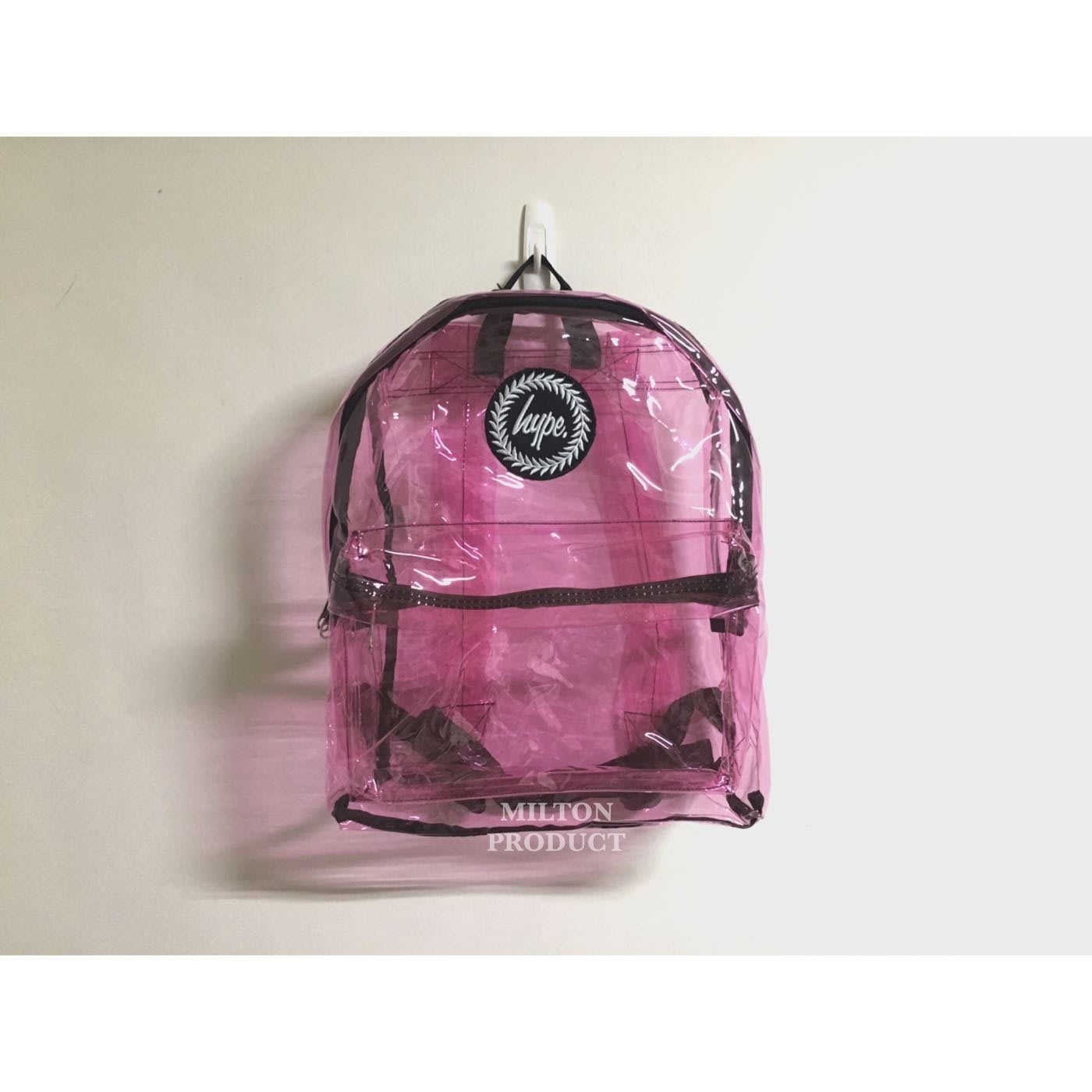 hype transparent backpack