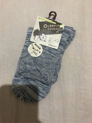 全新日牌 Organic cotton 短襪（雲彩藍）（單一特價）