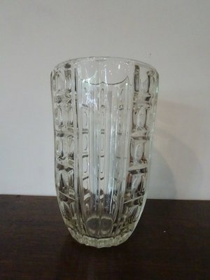 【卡卡頌 OMG歐洲跳蚤市場 / 西洋古董 】歐洲古董藝術水晶玻璃花瓶擺件  g0078