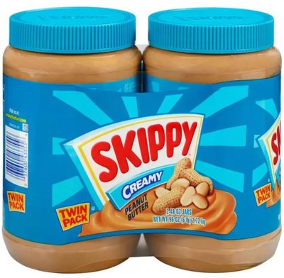Skippy 柔滑 花生醬 Creamy Peanut Butter 1.36公斤 X 2入 好市多 代購 COSTCO