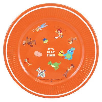 【噗嘟小舖】現貨 日本正版 玩具總動員 盤子 (直徑約20.7cm) 迪士尼 胡迪 巴斯光年 三眼怪 小朋友 餐盤 圓盤