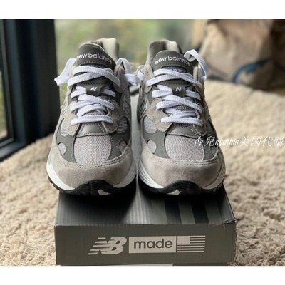 New Balance nb 992GR 反光經典灰色元祖灰情侶鞋余文樂聯名款麂皮