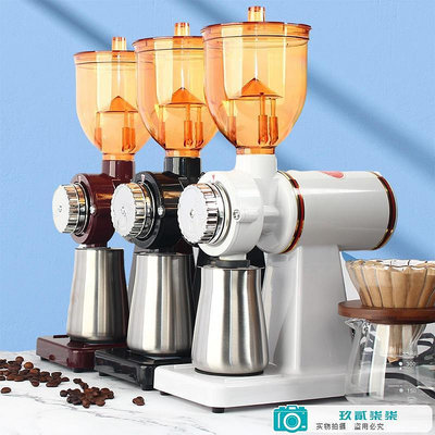 110V海外版款式磨豆機電動家用商用小型咖啡豆研磨粉碎機器-玖貳柒柒