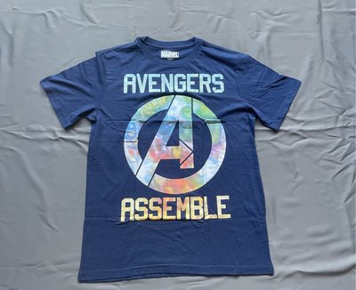 全新Marvel復仇者聯盟Avengers Assemble logo短T SZ M台中可面交