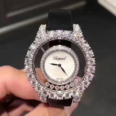 專櫃正品 CHOPARD 蕭邦 快樂鑽石系列 18K金 原鑲鑽 36mm 腕錶（全新現貨！優惠折扣促銷中）
