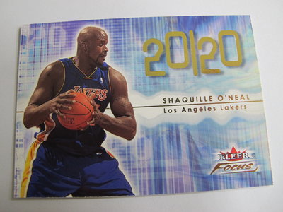 ~ Shaquille O'Neal ~2000年Fleer 名人堂 俠客.大白鯊.歐尼爾 NBA球星 特殊卡