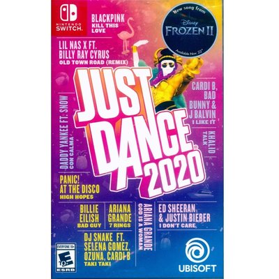 舞力全開 2020 Just Dance 2020 - NS Switch 中英文版 全新商品