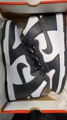 Nike Dunk High Black White 熊貓 高筒 懷舊 SB  男鞋 黑白色 各尺寸 US11