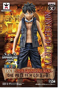 日本正版景品海賊王航海王 DXF THE GRANDLINE MEN FILM GOLD vol.1 魯夫 公仔日本代購