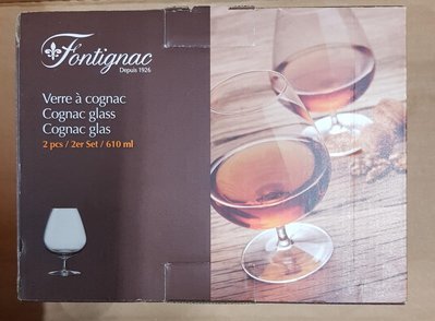 Fontignac 無鉛水晶玻璃白蘭地酒杯