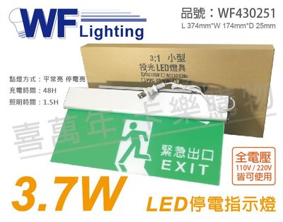 [喜萬年] 含稅 舞光 LED-28008 3.7W 全電壓 停電指示燈(出口)_WF430251