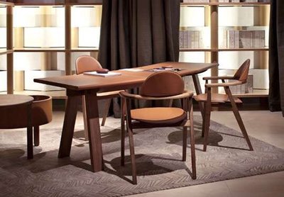 [米蘭諾家具] Hermes Chair複刻書椅 餐椅 扶手椅 實木 全牛皮 設計師指定款 台灣工廠製造