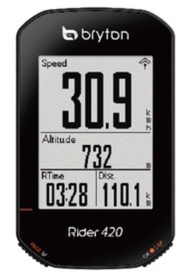 (大沅單車)Bryton Rider 420E  GPS 自行車記錄器