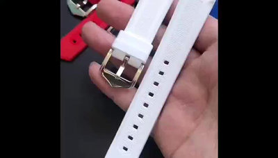 通用型柔軟硅橡膠手錶帶適配briston小沛納海精工豪雅百年靈腕帶