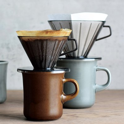 【熱賣下殺】包郵日本Kinto 樹脂濾杯 V60錐形手沖咖啡過濾杯簡約設計 送濾紙