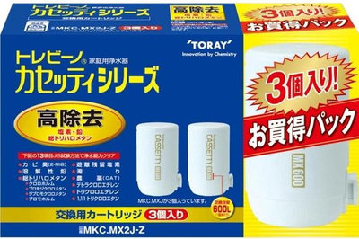 【日本代購】TORAY 東麗 淨水器 濾心 Cassetty系列 MKC.MX2J-Z (3入裝)