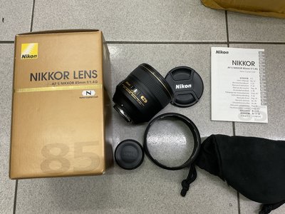 [保固一年][高雄明豐] 95新 Nikon AF-S 85mm F1.4 G 人像鏡 大光圈 便宜賣 [G0422]