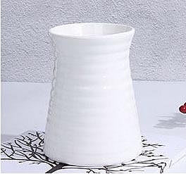 簡約現代螺紋螺旋條紋陶瓷花瓶色釉家居裝飾插花花瓶