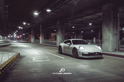 【政銓企業有限公司】 Porsche 992  FD 品牌 高品質 碳纖維 卡夢 前下巴 免費安裝 現貨供應