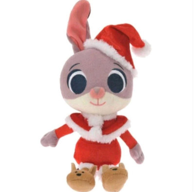 全新 日本迪士尼商店 動物方城市 茱蒂聖誕節玩偶 動物方程式 警察兔子耶誕節絨毛娃娃 哈茱蒂耶誕玩偶 茱蒂安撫娃娃 茱蒂兔子公仔zootopia disney