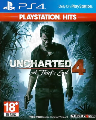 【全新未拆】PS4 秘境探險4 盜賊末路 UNCHARTED IV 4 A THIEF'S END 中文版 台中恐龍電玩