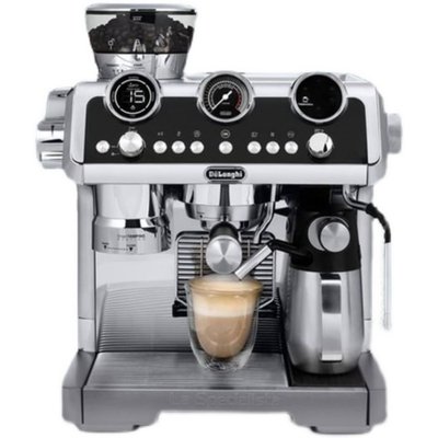 嗨購1-Delonghi/德龍 EC9665銀騎士家商用半自動咖啡機意式美式研磨一體