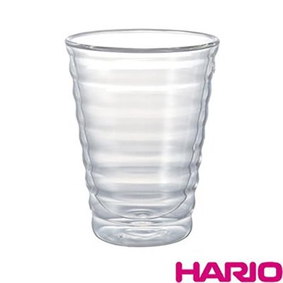 【TDTC 咖啡館】日本 HARIO VCG-15 雲朵杯 / 雙層曲線耐熱玻璃杯 (450ml)
