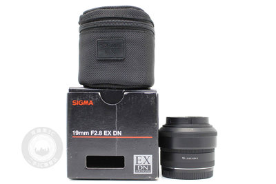 【高雄青蘋果3C】SIGMA 19MM F2.8 EX DN FOR SONY EMOUNT 二手鏡頭#88660